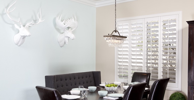 Sacramento dining room shutters